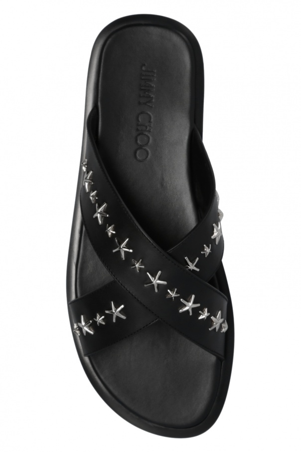 Jimmy choo flip flops mens hot sale